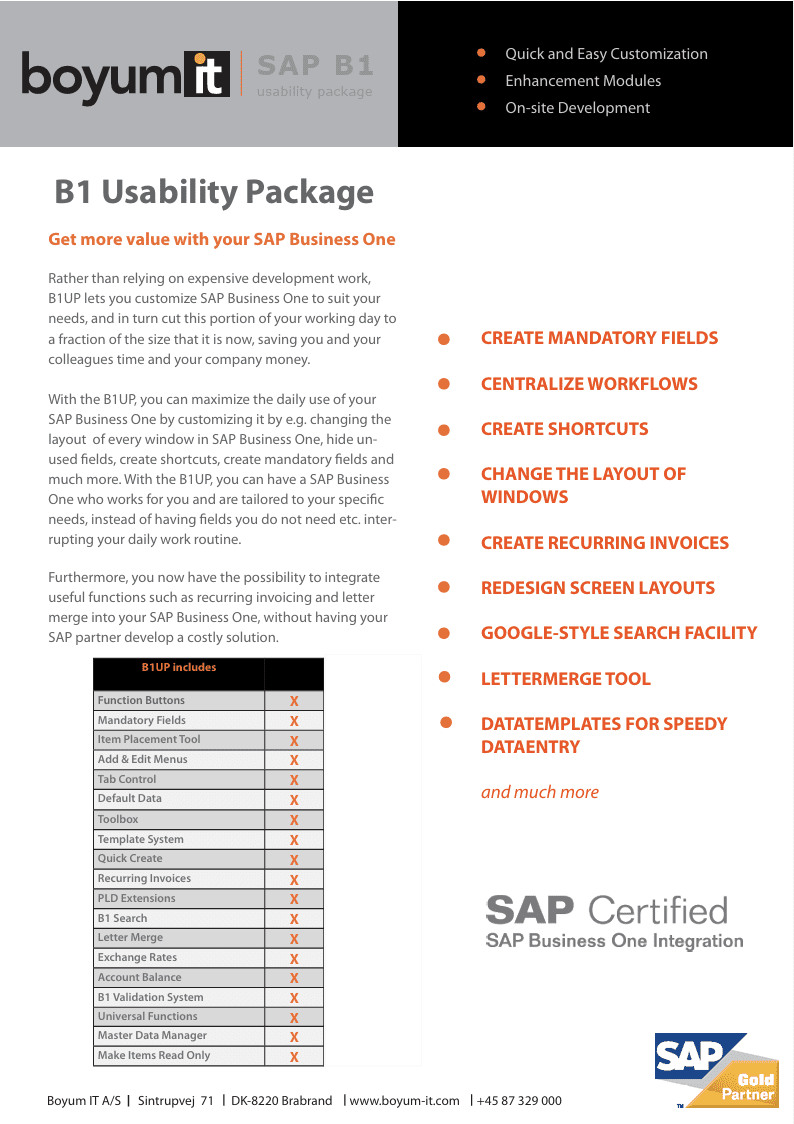 Boyum IT SAP Business One B1Up