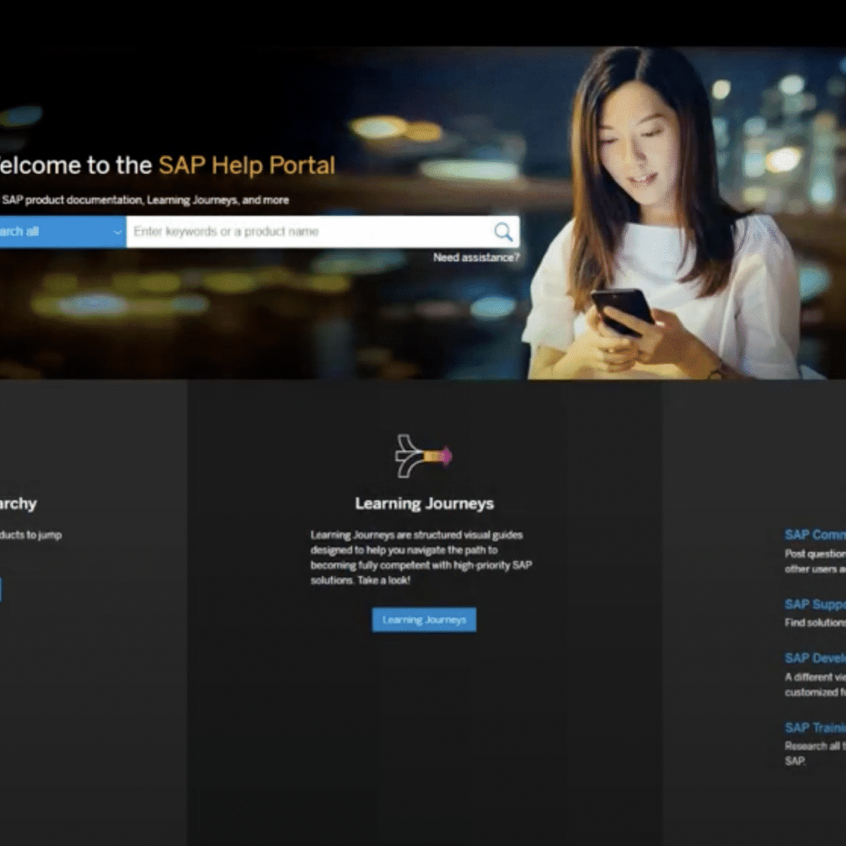 SAP Help Portal video